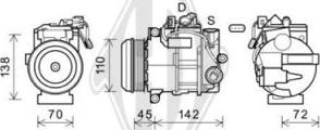 Diederichs DCK1699 - Компрессор кондиционера unicars.by