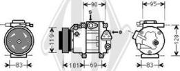 Diederichs DCK1642 - Компрессор кондиционера unicars.by