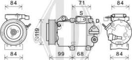 Diederichs DCK1659 - Компрессор кондиционера unicars.by