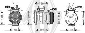 Diederichs DCK1095 - Компрессор кондиционера unicars.by