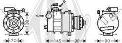 Diederichs DCK1068 - Компрессор кондиционера unicars.by