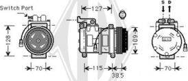 Diederichs DCK1018 - Компрессор кондиционера unicars.by