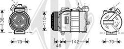 Diederichs DCK1082 - Компрессор кондиционера unicars.by