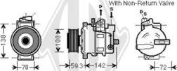 Diederichs DCK1075 - Компрессор кондиционера unicars.by