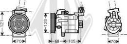 Diederichs DCK1193 - Компрессор кондиционера unicars.by