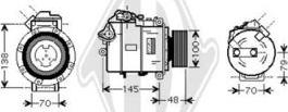 Diederichs DCK1105 - Компрессор кондиционера unicars.by