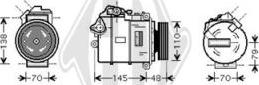 Diederichs DCK1100 - Компрессор кондиционера unicars.by