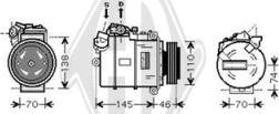 Diederichs DCK1101 - Компрессор кондиционера unicars.by