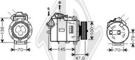 Diederichs DCK1108 - Компрессор кондиционера unicars.by