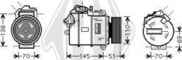 Diederichs DCK1103 - Компрессор кондиционера unicars.by