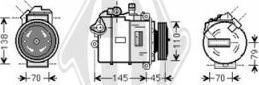 Diederichs DCK1114 - Компрессор кондиционера unicars.by