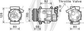 Diederichs DCK1126 - Компрессор кондиционера unicars.by