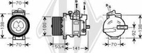 Diederichs DCK1354 - Компрессор кондиционера unicars.by