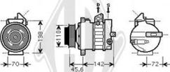 Diederichs DCK1358 - Компрессор кондиционера unicars.by