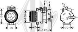 Diederichs DCK1353 - Компрессор кондиционера unicars.by