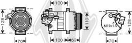 Diederichs DCK1357 - Компрессор кондиционера unicars.by