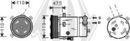 Diederichs DCK1384 - Компрессор кондиционера unicars.by