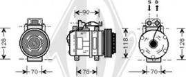 Diederichs DCK1339 - Компрессор кондиционера unicars.by