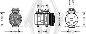 Diederichs DCK1332 - Компрессор кондиционера unicars.by