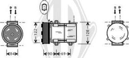 Diederichs DCK1258 - Компрессор кондиционера unicars.by