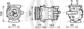 Diederichs DCK1280 - Компрессор кондиционера unicars.by