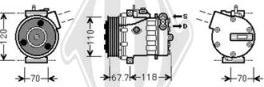 Diederichs DCK1230 - Компрессор кондиционера unicars.by