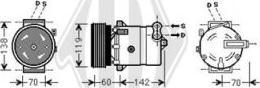 Diederichs DCK1229 - Компрессор кондиционера unicars.by