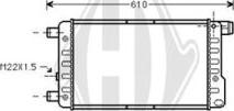 Diederichs DCM1912 - Радиатор, охлаждение двигателя unicars.by