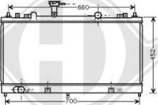 Diederichs DCM2253 - Радиатор, охлаждение двигателя unicars.by