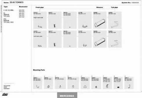 Dinex 150200334 - Система выпуска ОГ unicars.by