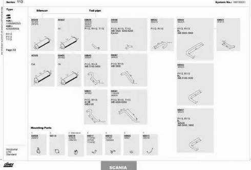 Dinex 168100024 - Система выпуска ОГ unicars.by