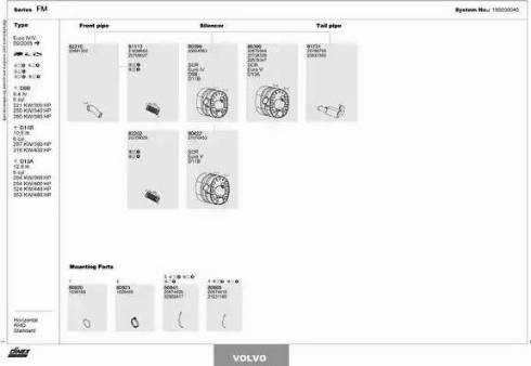 Dinex 180200040 - Система выпуска ОГ unicars.by