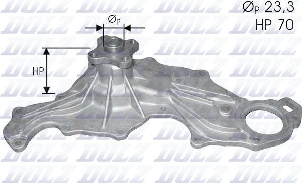 DOLZ F116 - Водяной насос unicars.by