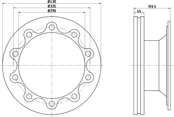 SCT-MANNOL SD40430002 - Тормозной диск unicars.by