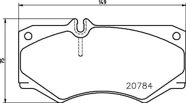 DON PCP1678 - Тормозные колодки, дисковые, комплект unicars.by