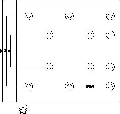 DON PB4212S7113 - Комплект тормозных башмаков, барабанные тормоза unicars.by