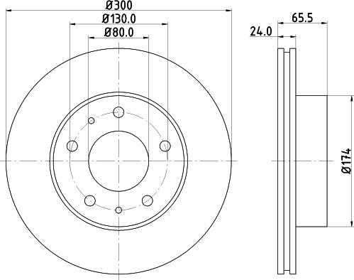 DON PCD19452 - Тормозной диск unicars.by