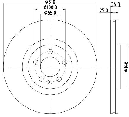 DON PCD15682 - Тормозной диск unicars.by