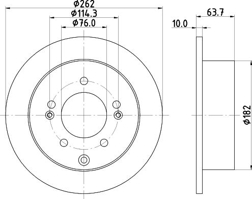 DON PCD16392 - Тормозной диск unicars.by