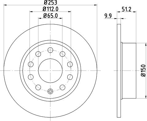 DON PCD10012 - Тормозной диск unicars.by