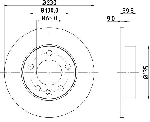 DON PCD10032 - Тормозной диск unicars.by