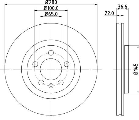 DON PCD10132 - Тормозной диск unicars.by