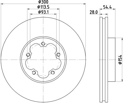 DON PCD18902 - Тормозной диск unicars.by