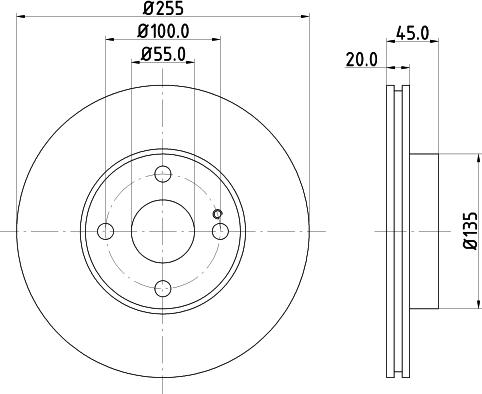 DON PCD18212 - Тормозной диск unicars.by