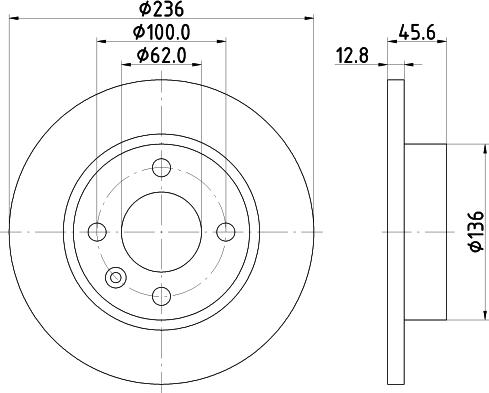 DON PCD13972 - Тормозной диск unicars.by