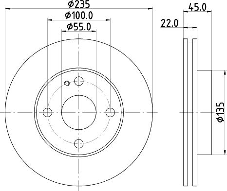 DON PCD13762 - Тормозной диск unicars.by