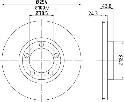 DON PCD17992 - Тормозной диск unicars.by