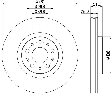 DON PCD17862 - Тормозной диск unicars.by