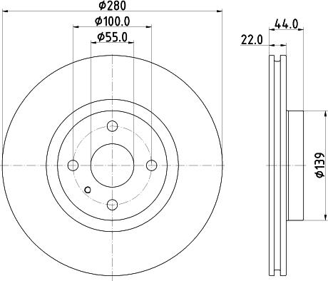 DON PCD17832 - Тормозной диск unicars.by