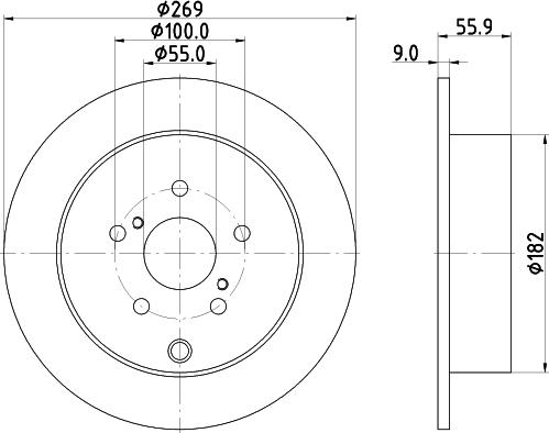 DON PCD21632 - Тормозной диск unicars.by